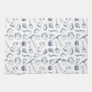 Toalla de té arqueológica de los fragmentos