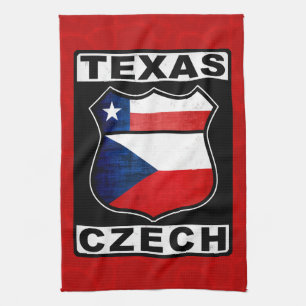 Toalla de té checo estadounidense de Texas