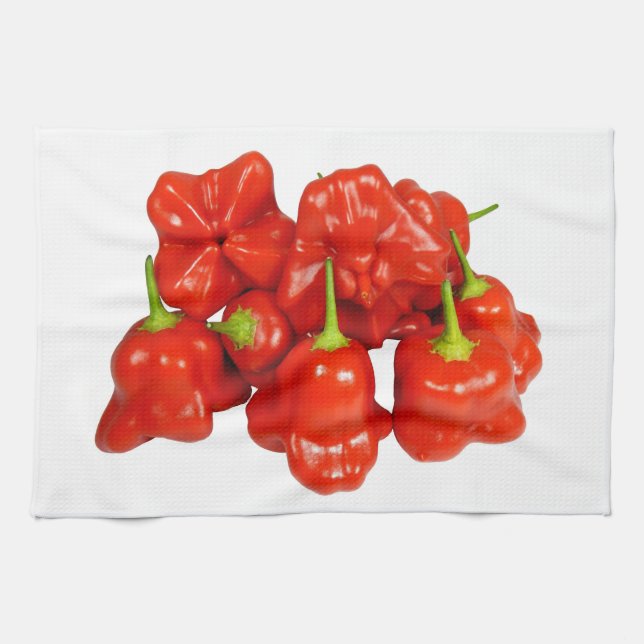 Toalla de té chile de Capsicum Chinense (Horizontal)