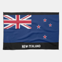 Toalla de té con bandera de Nueva Zelanda