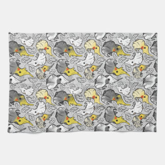 Toalla de té con cócteles suaves