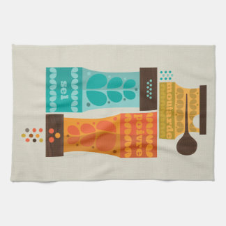Toalla de té con condimentos franceses de los años