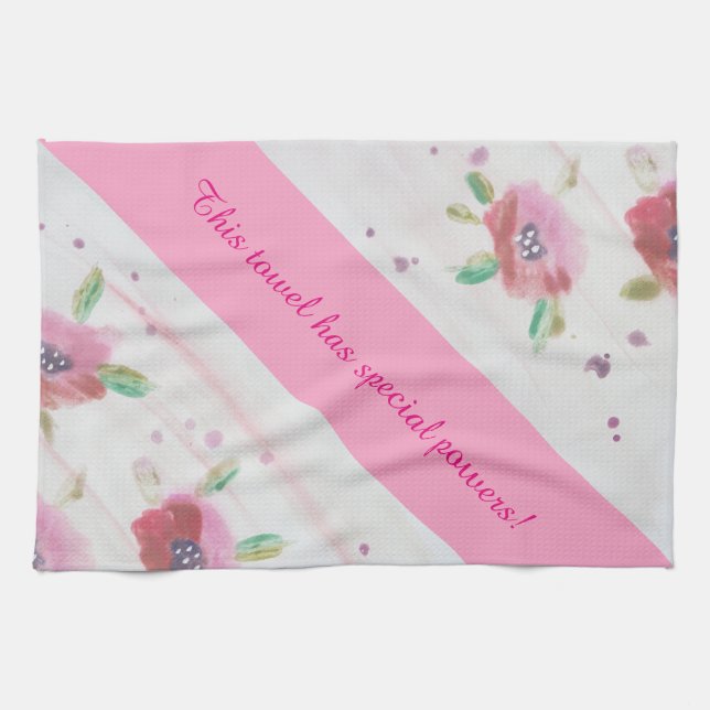 Toalla de té con poderes especiales (Horizontal)