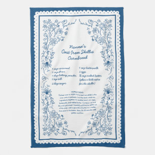Toalla de té con receta personalizada de Nonna