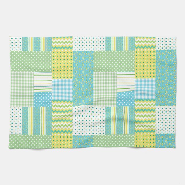Toalla de té con toalla de cocina: Daffodils, imit (Horizontal)