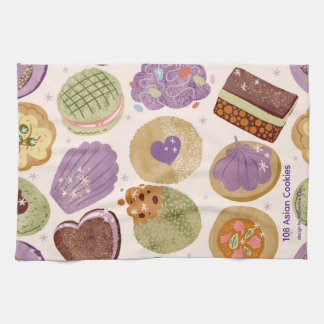Toalla de té de 108 galletas asiáticas