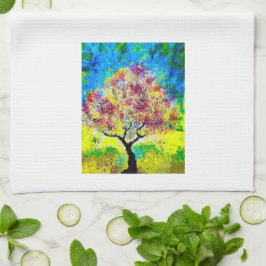 Toalla de té de acercamiento al invierno