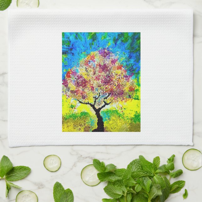 Toalla de té de acercamiento al invierno (Doblado)