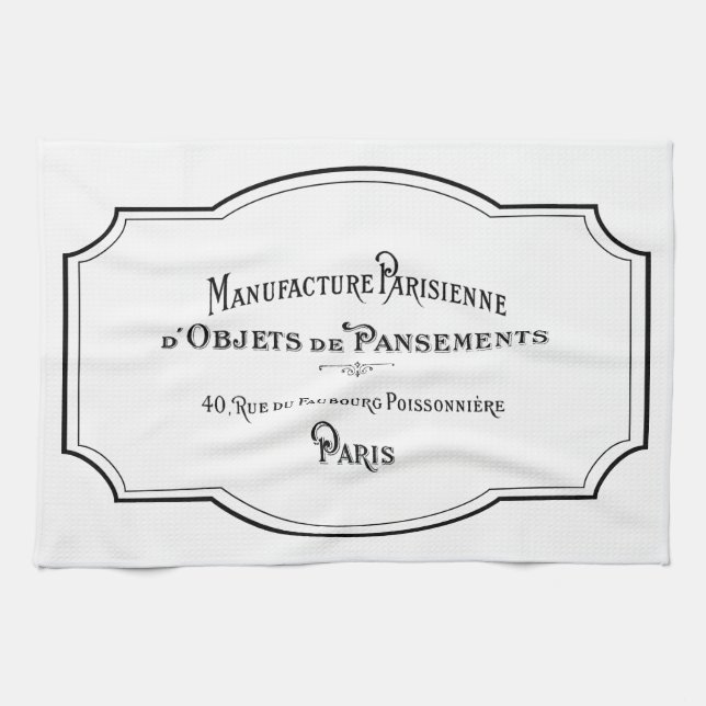 Toalla de té de cocina - París (Horizontal)