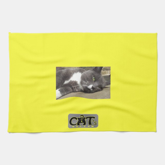 Toalla de té de encargo de la foto (Horizontal)