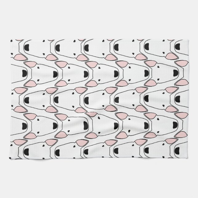 Toalla de té de enclavamiento (Horizontal)