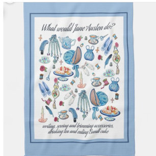 Toalla de té de Jane Austen