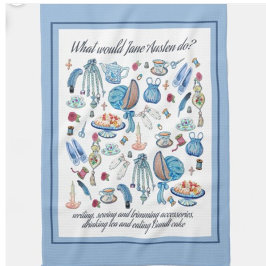 toalla de té de Jane Austen