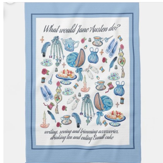 toalla de té de Jane Austen (Subido por el creador)