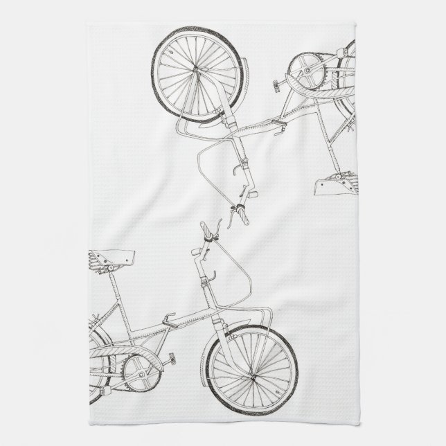 Toalla de té de la bicicleta (Vertical)