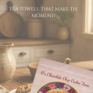 Toalla de té de la cabaña del momento de la gallet