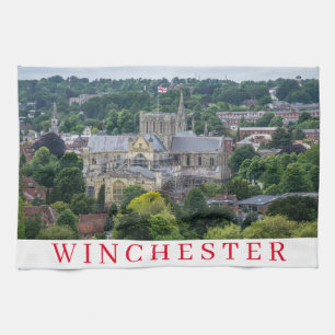 Toalla de té de la catedral de Winchester