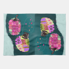 Toalla de té de la cocina de San Valentín