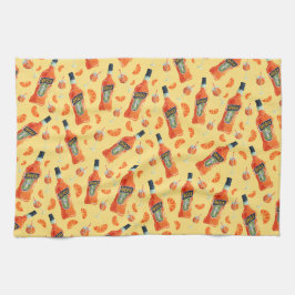 Toalla de té de la hora del cóctel Aperol Spritz c