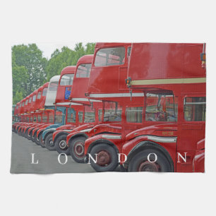 Toalla de té de los autobuses de Londres