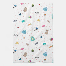 Toalla de té de los favoritos del arroz - arte de