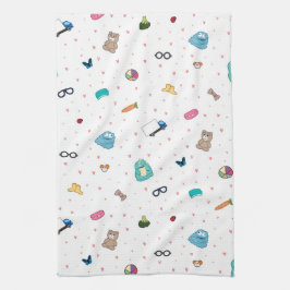 Toalla de té de los favoritos del arroz - arte de