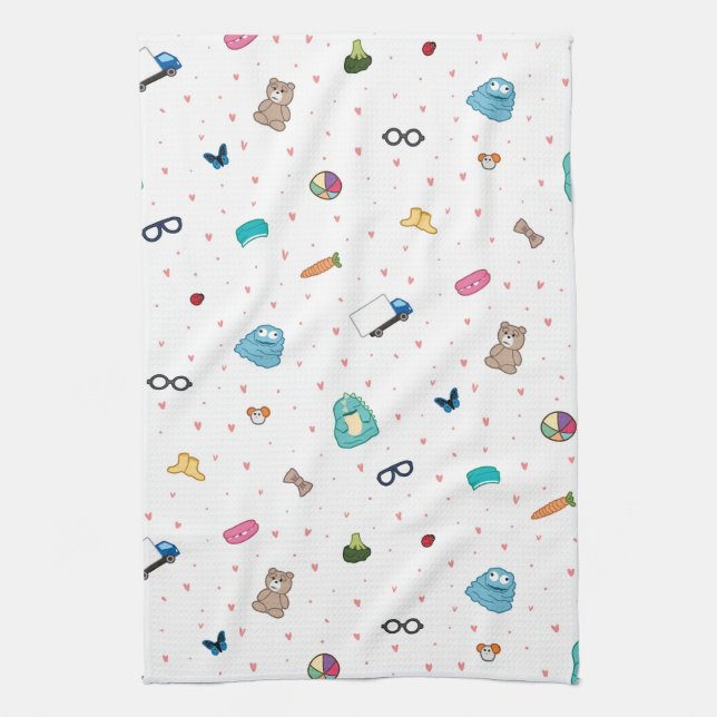 Toalla de té de los favoritos del arroz - arte de (Vertical)