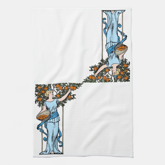 Toalla de té de los Naranjas de la selección de Ma (Vertical)