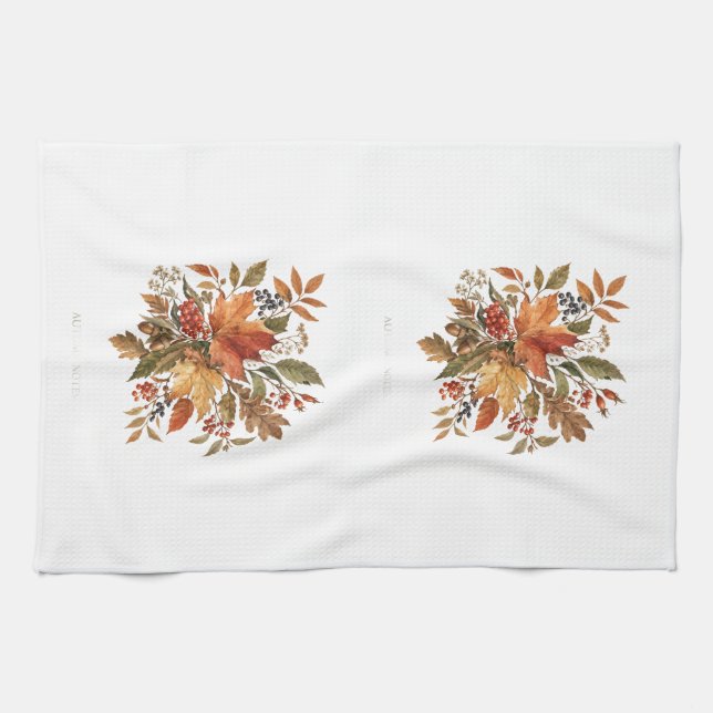 Toalla de té de otoño (Horizontal)