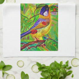 Toalla de té de pájaro de Leslie