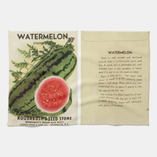 Toalla de té de paquete de semillas de sandía vint