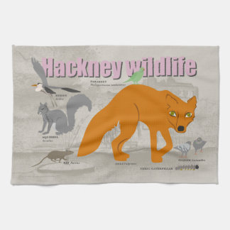 Toalla de té de vida salvaje Hackney