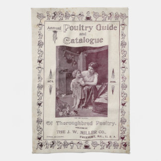 Toalla de té del catálogo anual de aves de corral