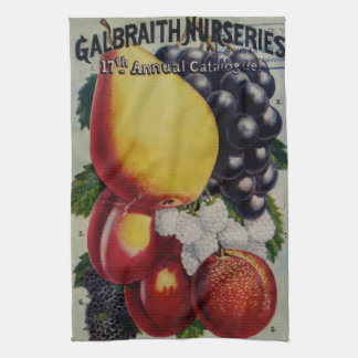 Toalla de té del catálogo de semillas vintage de G