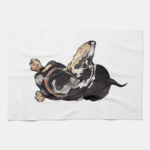 Toalla de té del Dachshund