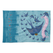 Toalla de té del embalse occidental