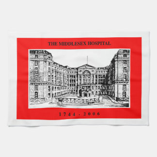 Toalla de té del hospital de Middlesex