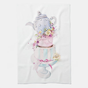 Toalla de té del tiempo del té de la cocina