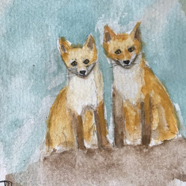 Toalla de té Fox Cubs (Subido por el creador)