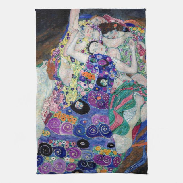 TOALLA DE TÉ: GUSTAV KLIMT :EL VIRGEN (Vertical)