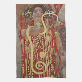 TOALLA DE TÉ: GUSTAV KLIMT : HIGIEIA
