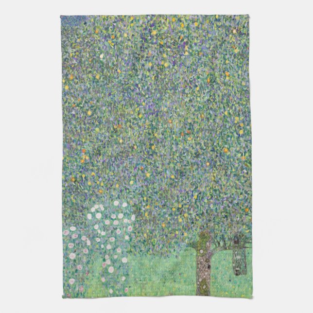 TOALLA DE TÉ: GUSTAV KLIMT : ROSEBUSHES (Vertical)