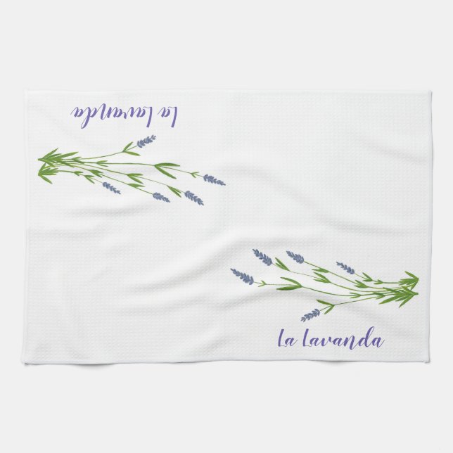 Toalla de té La Lavanda (Horizontal)