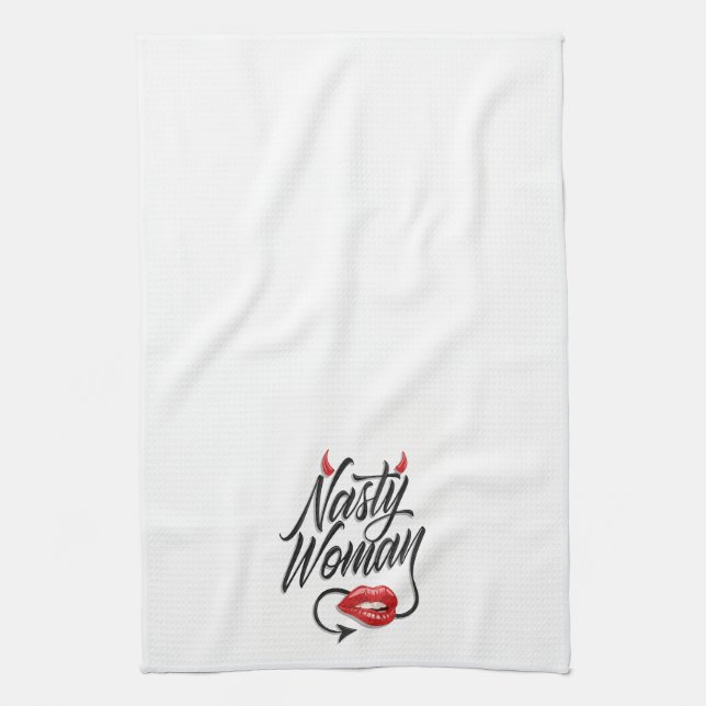 Toalla de té "Mujer Asquerosa" (Vertical)