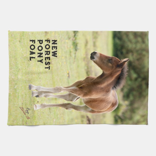 Toalla de té New Forest Pony Foal (Horizontal)