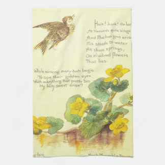 Toalla de té Notas de la Naturaleza de Edith Holde