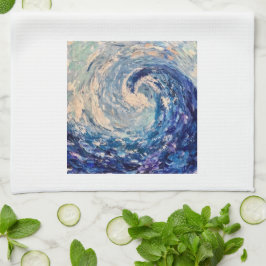 Toalla de té ondulada