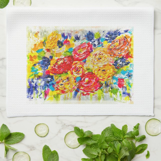 Toalla de té para las impresiones duraderas (Doblado)