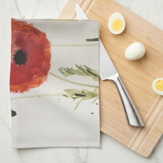 Toalla de té Red Poppies