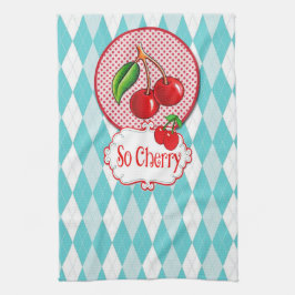 Toalla De Té Retro "So Cherry".